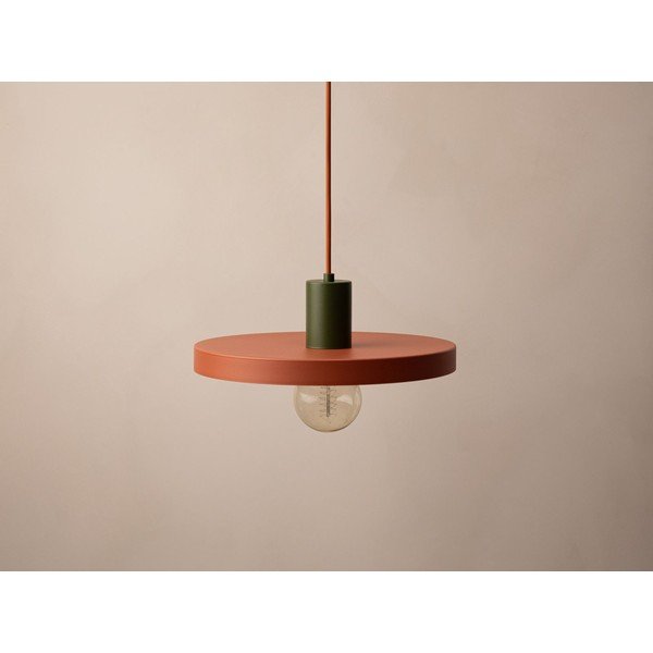Kovové závěsné svítidlo v cihlové barvě ø 30 cm Ori – Micadoni -image-3