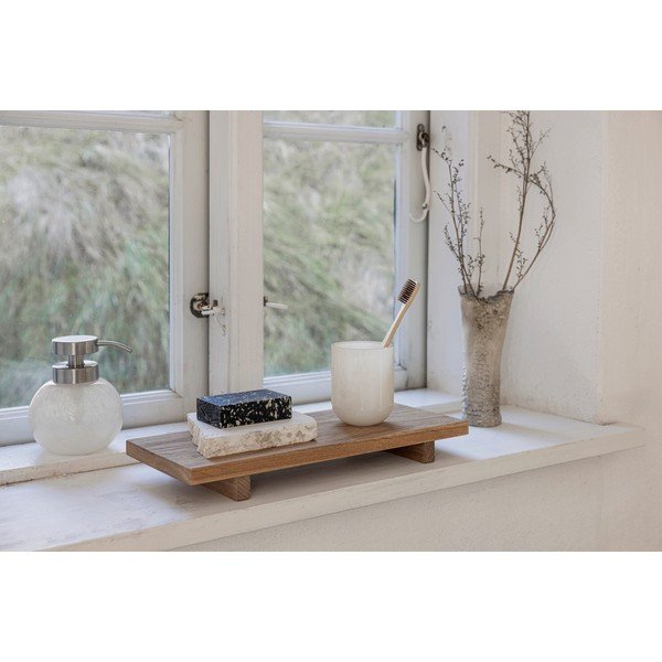 Krémový skleněný kelímek na zubní kartáčky Opal – Mette Ditmer Denmark-image-2