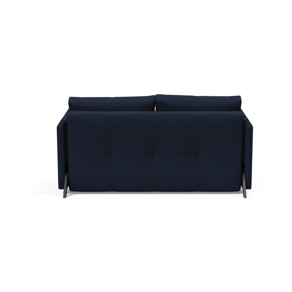 Tmavě modrá rozkládací pohovka Innovation Cuber With Arms Mixed Dance Blue, 100 x 154 cm-image-4