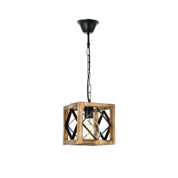 Závěsné svítidlo z jedlového dřeva Zikzak Rustik