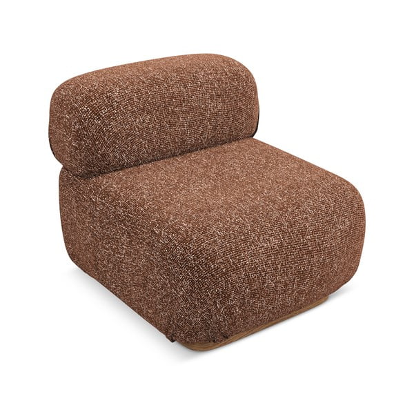 Oranžový/hnědý modul pohovky Ailani – Makamii-image-3