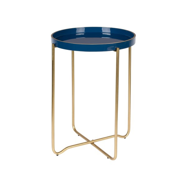 Kovový kulatý odkládací stolek ø 42 cm Celina – White Label