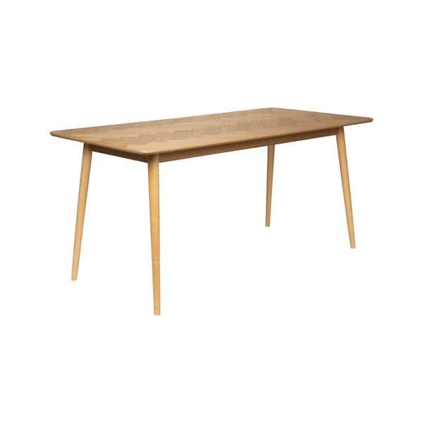 Jídelní stůl v dekoru dubu 80x160 cm Fabio – White Label-image-3