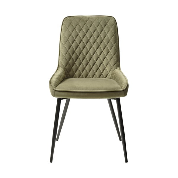 Zelená sametová jídelní židle Milton – Unique Furniture