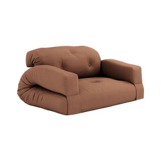 Oranžová rozkládací pohovka 140 cm Hippo - Karup Design