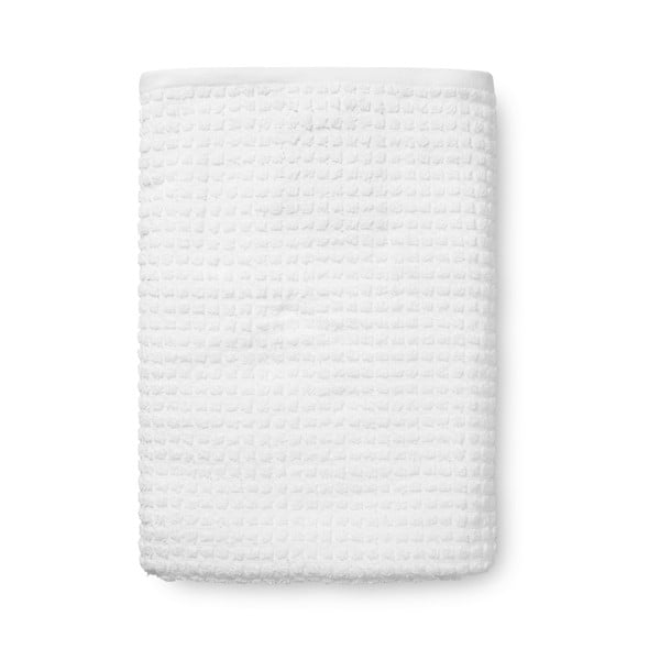 Bílá froté osuška z Bio bavlny 70x140 cm Check – JUNA