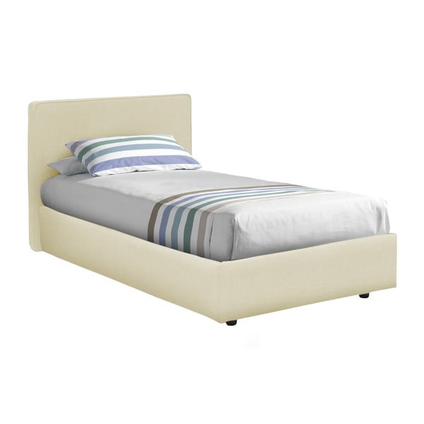 Béžová jednolůžková postel 13Casa Ninfea, 80 x 190 cm