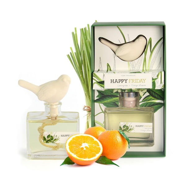 Difuzér s vůní citronové trávy HF Living Fragrance, 100 ml
