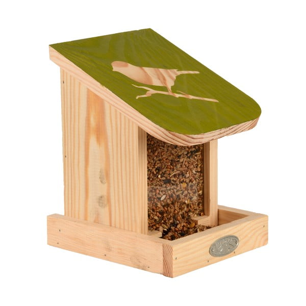 Krmítko pro ptáky z masivní borovice Esschert Design Diapozitiv, délka 17 cm-image-2
