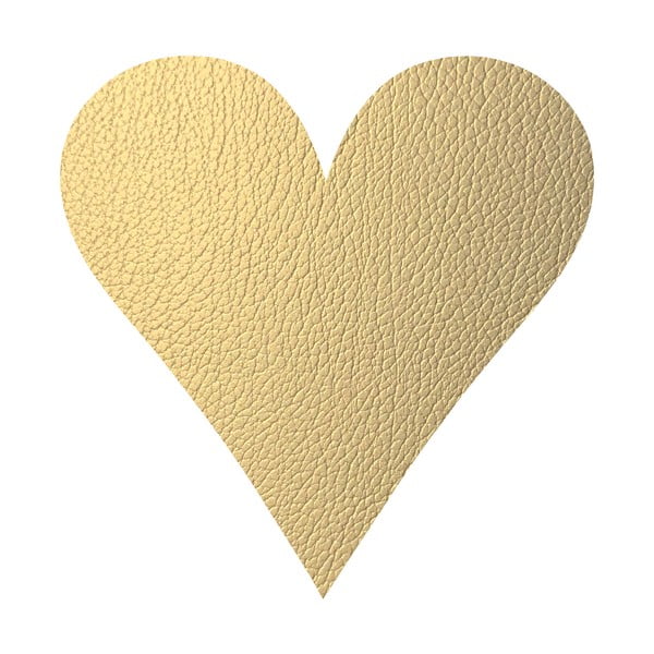 Prostírání z eko kůže 30x30 cm Heart Hippo – LIND DNA