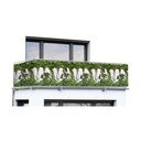 Zelená plastová balkonová zástěna 500x85 cm – Maximex