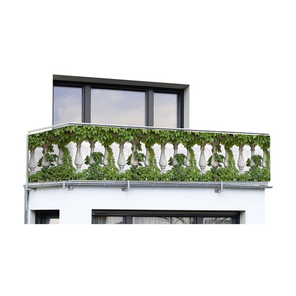 Zelená plastová balkonová zástěna 500x85 cm – Maximex