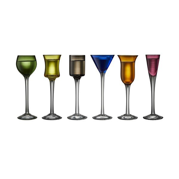 Skleničky v sadě 6 ks na panáky 50 ml – Lyngby Glas