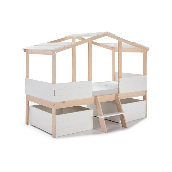 Bílé šuplíky pod dětskou postel 2 ks Parma – Marckeric-image-2