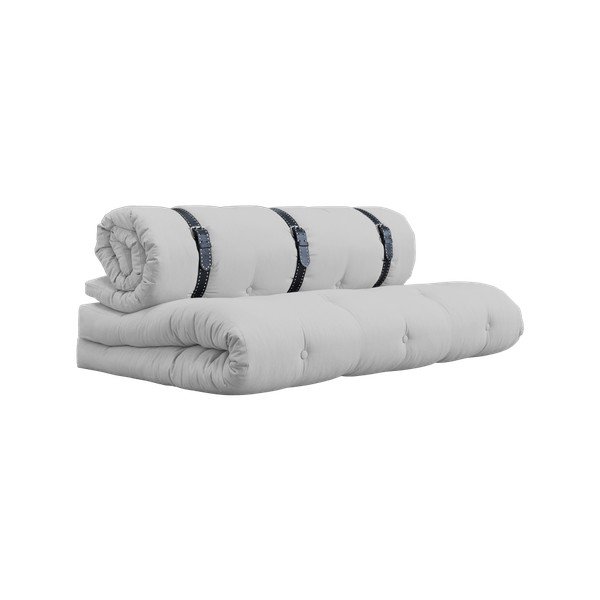 Variabilní pohovka s bíle prošívanými koženými pásky Karup Buckle Up Light Grey-image-4