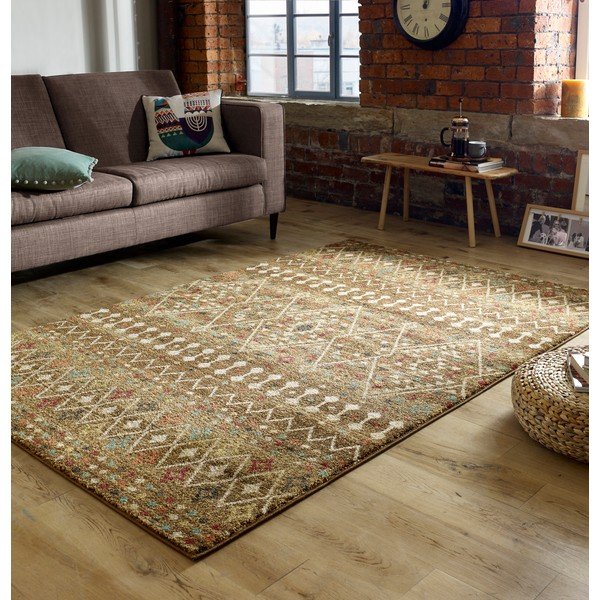 Tmavě hnědý koberec Flair Rugs Odine, 160 x 230 cm-image-4