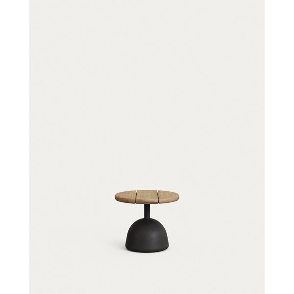 Kulatý zahradní konferenční stolek s deskou z akácie ø 43 cm Saura – Kave Home-image-2