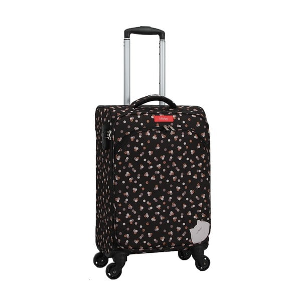 Černé zavazadlo na 4 kolečkách Lollipops Rubby-image-3