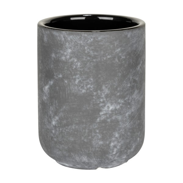 Šedý keramický kelímek na zubní kartáčky Sacile – Wenko