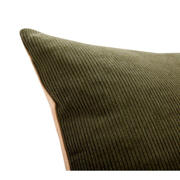 Zeleno-béžový polštář Hübsch Cleo, 60 x 40 cm-image-4