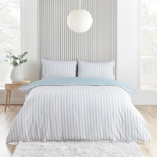 Modro-bílé povlečení na dvoulůžko 200x200 cm Meadowsweet Floral – Catherine Lansfield-image-2