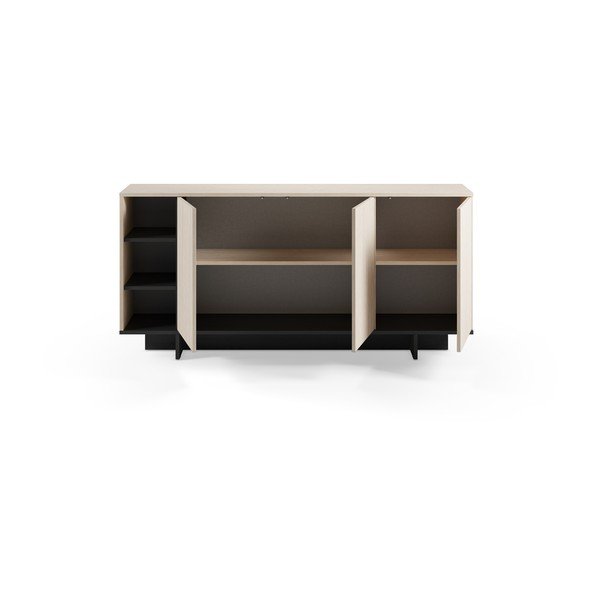 Černá skříňka 170x80x40 cm Cequoia – Marckeric-image-2