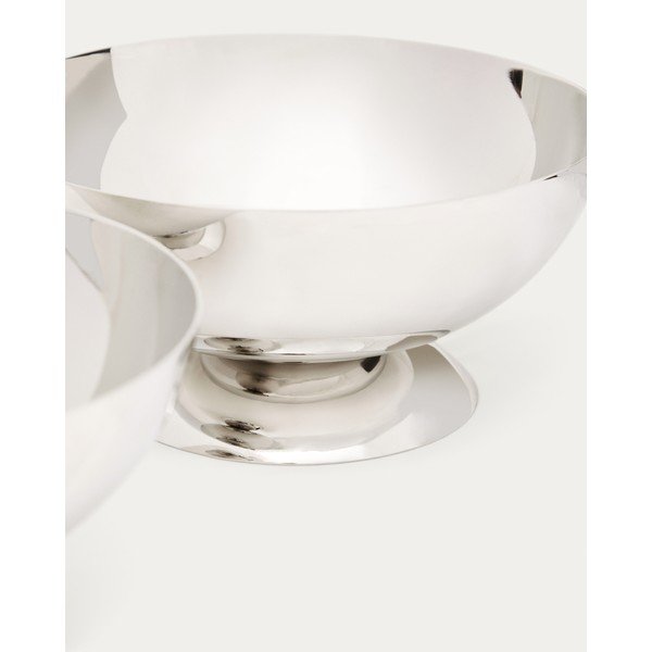 Nerezové servírovací misky v sadě 2 ks ve stříbrné barvě Nirela – Kave Home-image-4