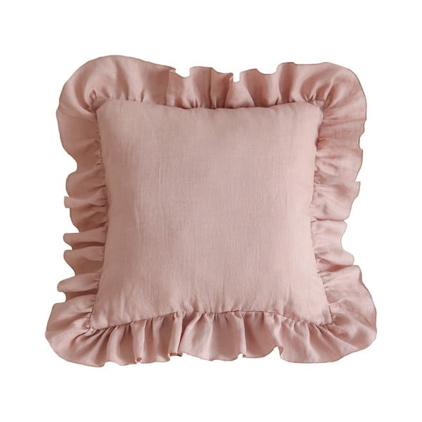 Dětský povlak na polštář Powder Pink Frill - Moi Mili