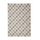 Zelený pratelný koberec s příměsí bavlny 155x230 cm Muted Checkerboard – Flair Rugs