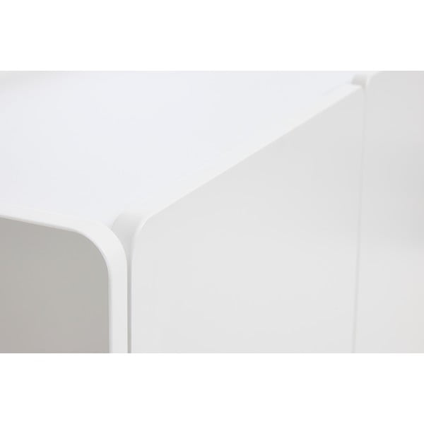 Bílá komoda 160x70x45 cm Bera – Unique Furniture-image-3