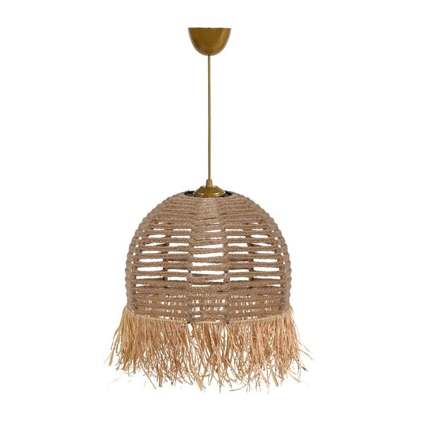 Světle hnědé závěsné svítidlo ø 30 cm – Opviq lights-image-2