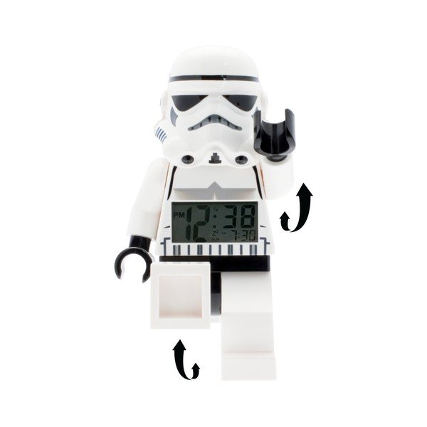 Hodiny s budíkem LEGO® Star Wars Stormtrooper-image-2