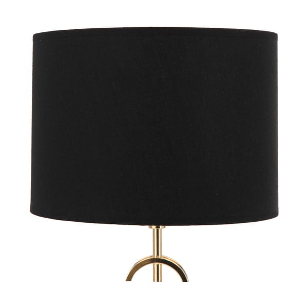 Stolní lampa v černo-zlaté barvě Mauro Ferretti Glam Rings, výška 54,5 cm-image-4