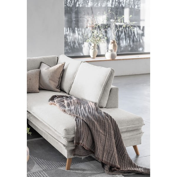 Béžová rozkládací rohová pohovka (pravý roh) Charming Charlie – Miuform-image-4