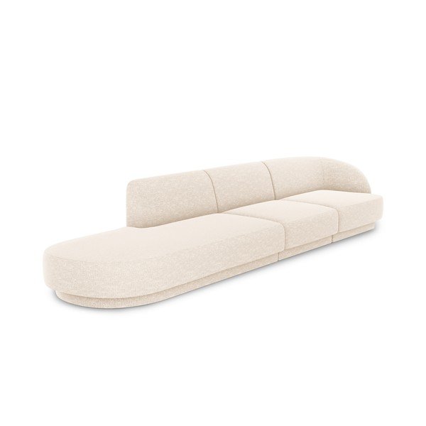 Krémová pohovka 302 cm Miley – Micadoni Home-image-3