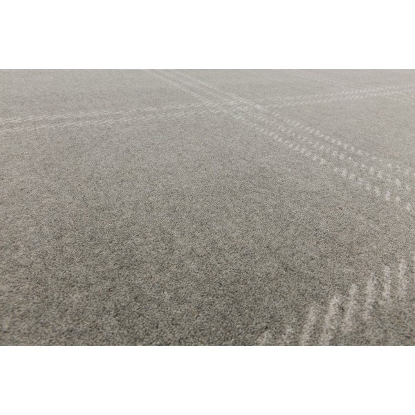 Světle šedý vlněný koberec 300x400 cm Calisia M Grid Prime – Agnella-image-3