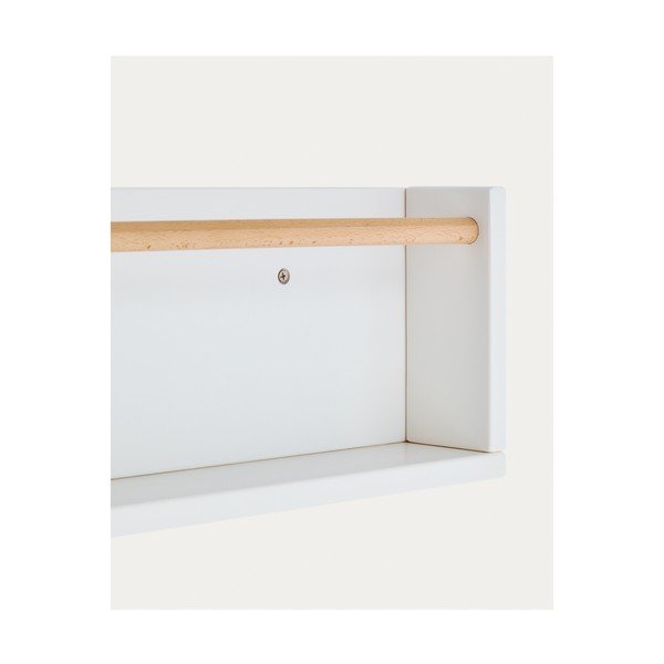 Bílá dětská police z bukového dřeva 64 cm Shantal – Kave Home-image-1