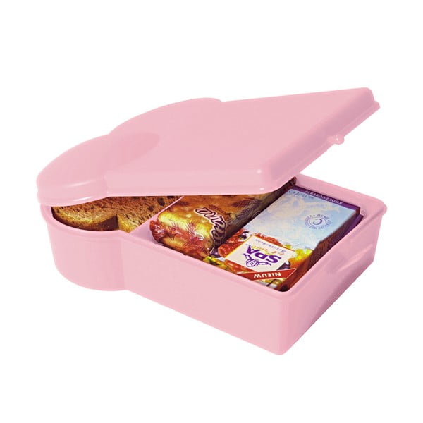 Světle růžový svačinový box PT KITCHEN Lunchbox