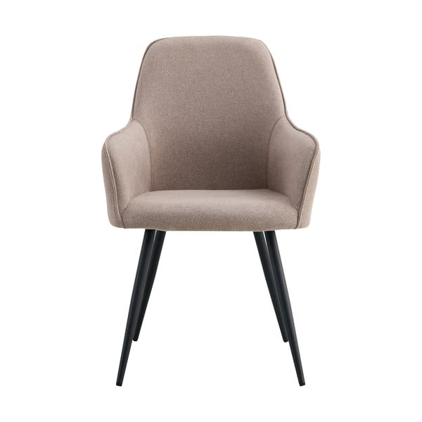 Šedá čalouněná jídelní křesla v sadě 2 ks s područkami Harbo – House Nordic-image-1