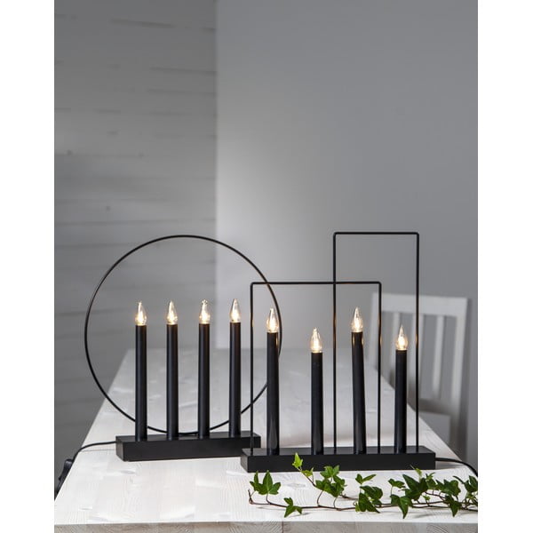 Černá světelná dekorace Glossy – Star Trading-image-1