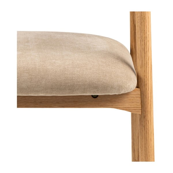 Jídelní židle v béžové a přírodní barvě v sadě 2 ks Addi – Actona-image-3