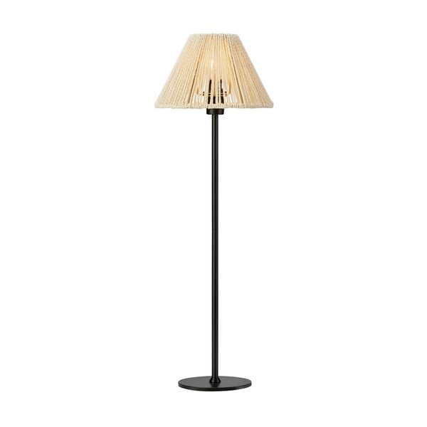 Černá stojací lampa Corda - Markslöjd