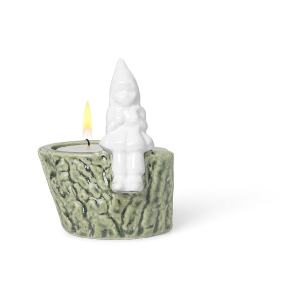 Vánoční svícen z porcelánu a kameniny Kähler Design Christmas Tales, délka 8,5 cm-image-2