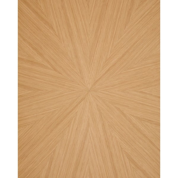 Kulatý jídelní stůl s deskou v dubovém dekoru ø 120 cm Naanim – Kave Home-image-3