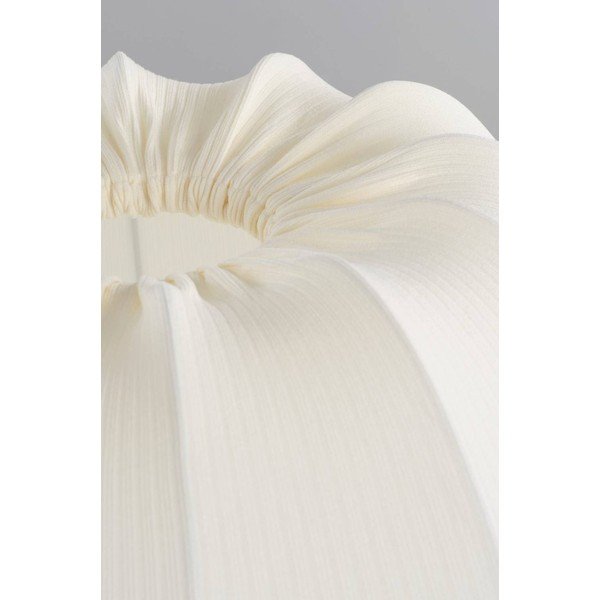 Bílá/v leskle stříbrné barvě látková stojací lampa (výška 150 cm) Pion – Jotex-image-3