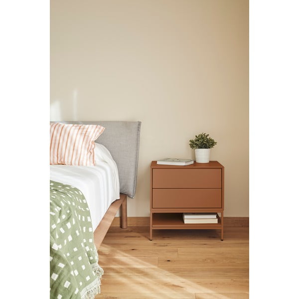 Noční stolek v cihlové barvě Platt – Teulat-image-1