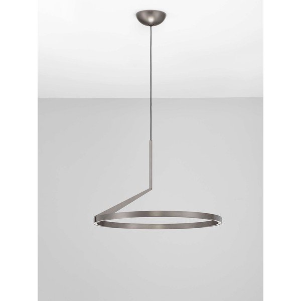 Hliníkové LED stmívatelné závěsné svítidlo ve stříbrné barvě ø 60 cm Tilia – Nova Luce-image-4