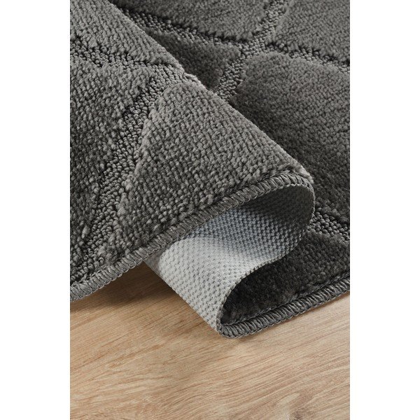 Antracitové koupelnové předložky v sadě 2 ks 50x80 cm Cizgili – Foutastic-image-2