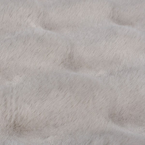 Světle šedá syntetická kožešina 160x230 cm Waffle Faux Fur – Flair Rugs-image-2