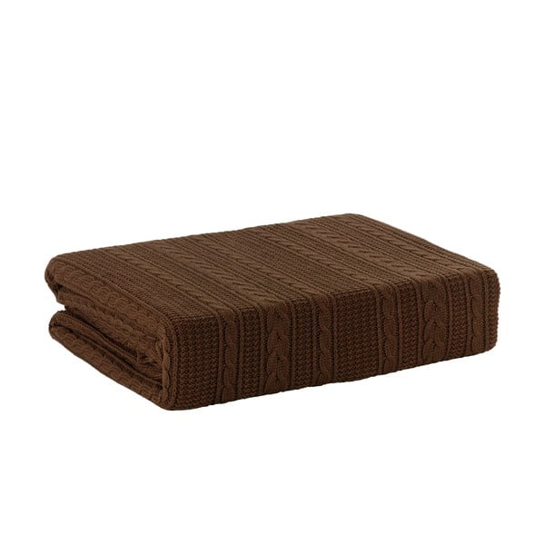 Pletená deka Chocolate, 220x240 cm
